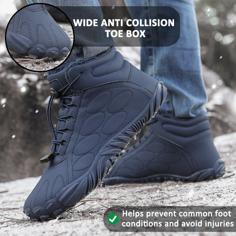 R&B | Wasserdichte Knöchelhohe Schneestiefel für Unisex – Bequemes & Unterstützendes Design