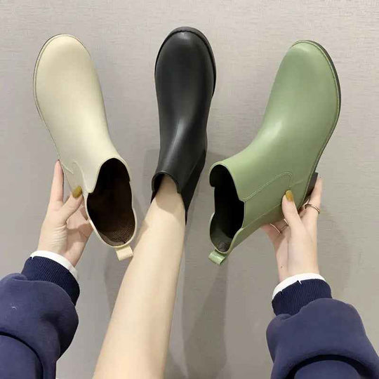 R&B | Slip-On Regenstiefel - Bequeme Gepolsterte Design für Frauen
