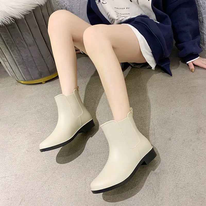 R&B | Slip-On Regenstiefel - Bequeme Gepolsterte Design für Frauen