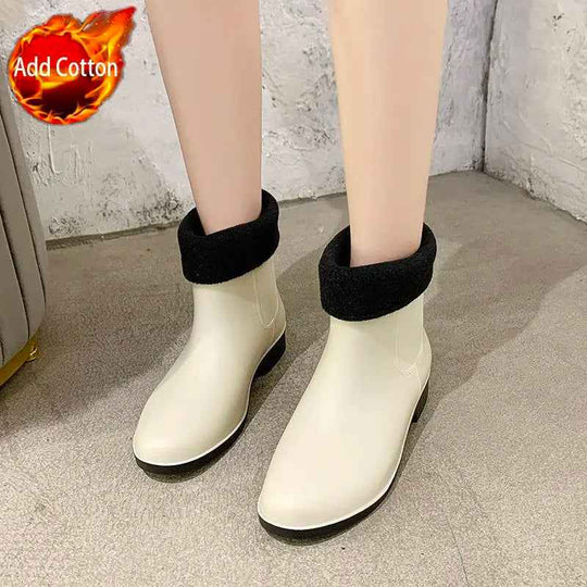 R&B | Slip-On Regenstiefel - Bequeme Gepolsterte Design für Frauen