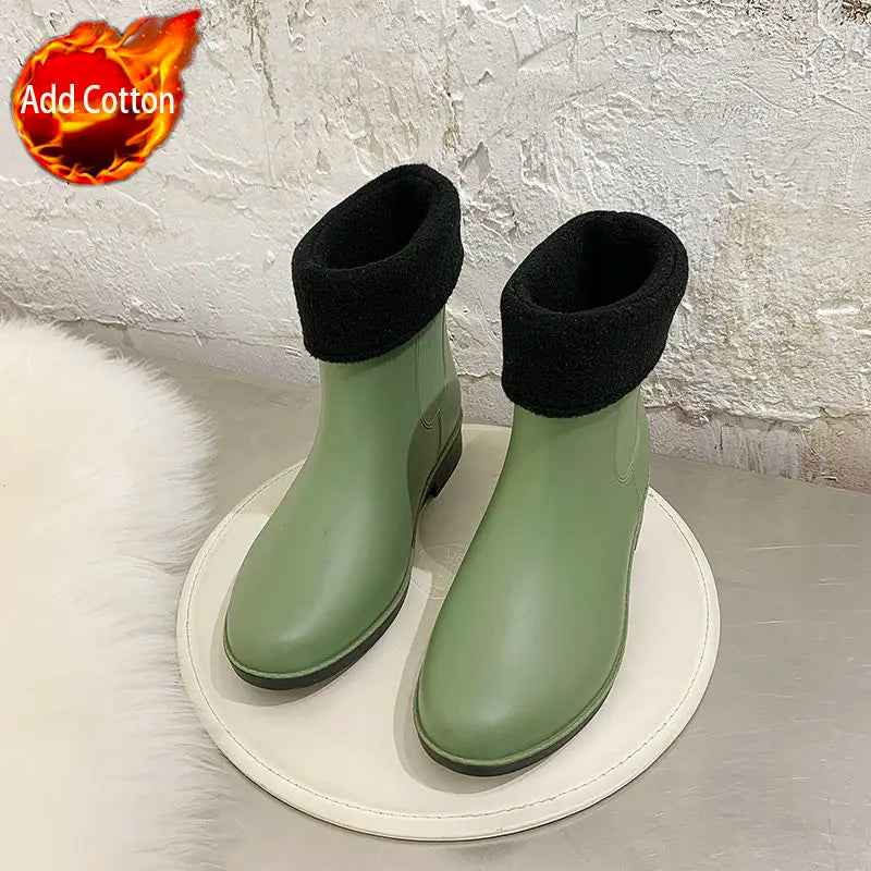 R&B | Slip-On Regenstiefel - Bequeme Gepolsterte Design für Frauen