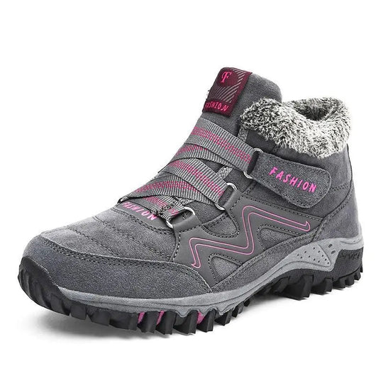 R&B | Wasserdichtes Wildleder Schwarz Stiefeletten für Frauen – Gemütliches & Stilvolles Winter Fußbekleidung