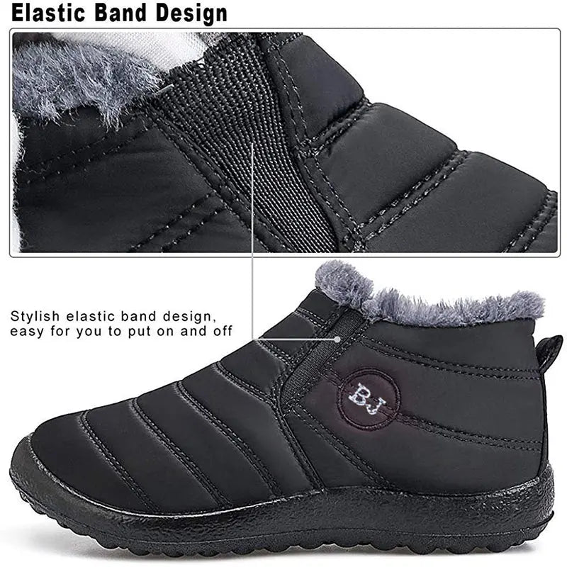 R&B | Wasserdichte Winterstiefel für Damen – Gemütliches & Rutschfestes Design