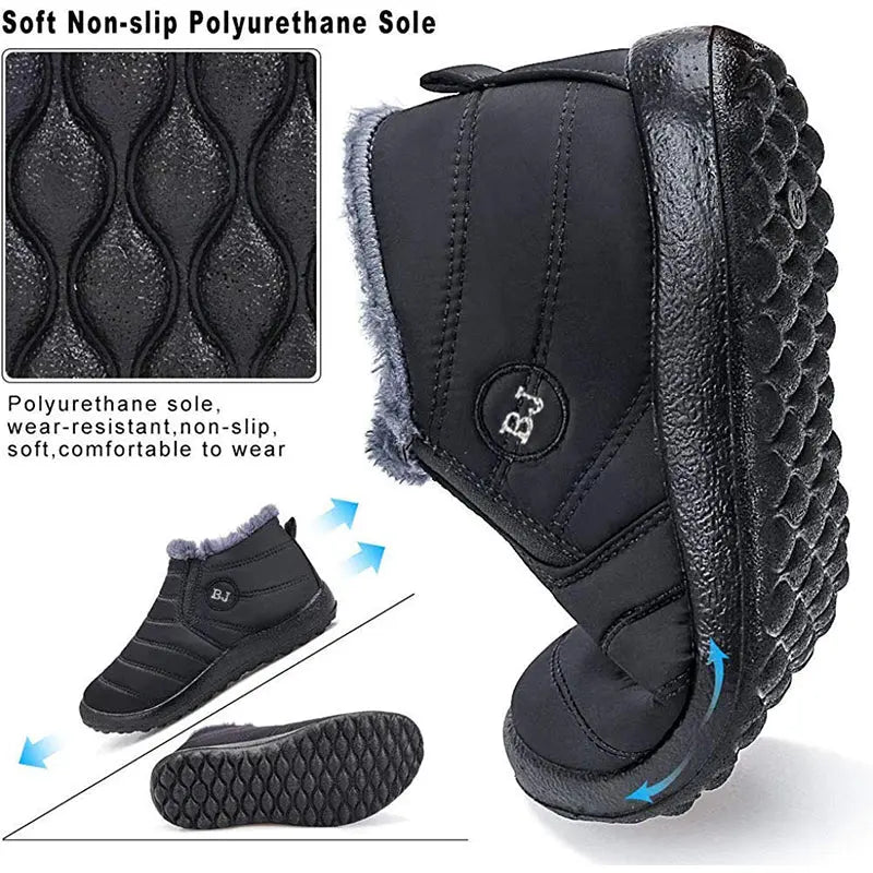 R&B | Wasserdichte Winterstiefel für Damen – Gemütliches & Rutschfestes Design