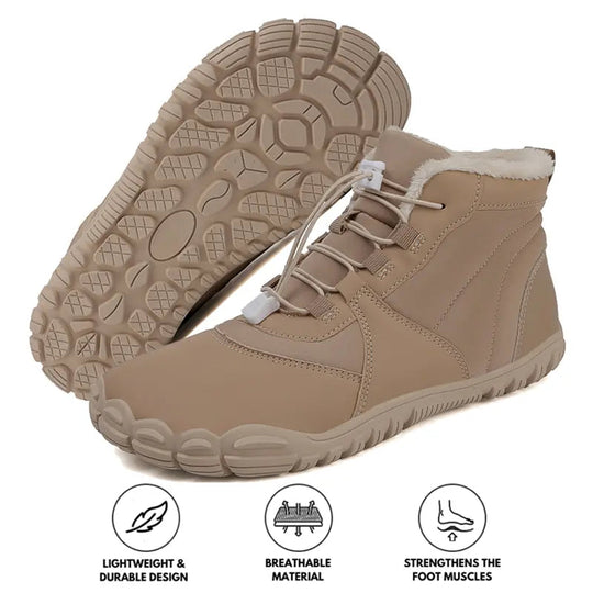 R&B | Wasserdichte Winterstiefel für Frauen – Warm & Bequem Barfußdesign