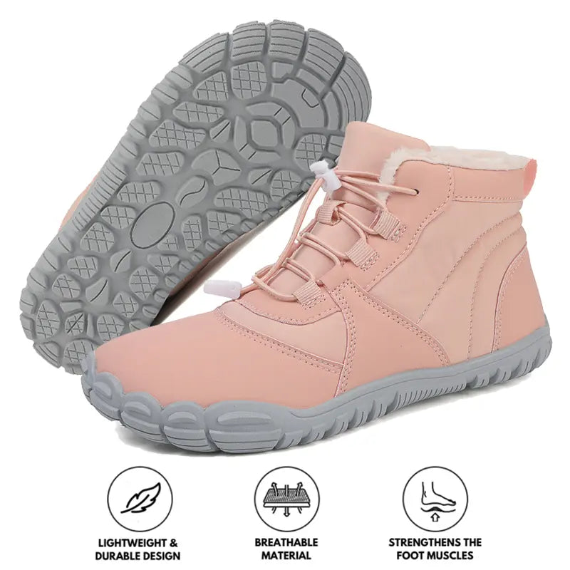 R&B | Wasserdichte Winterstiefel für Frauen – Warm & Bequem Barfußdesign