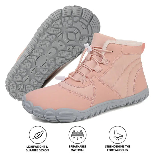 R&B | Wasserdichte Winterstiefel für Frauen – Warm & Bequem Barfußdesign