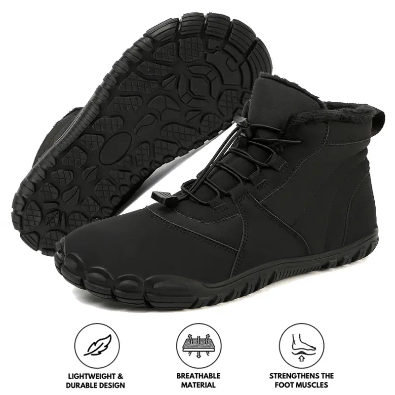 R&B | Wasserdichte Winterstiefel für Frauen – Warm & Bequem Barfußdesign