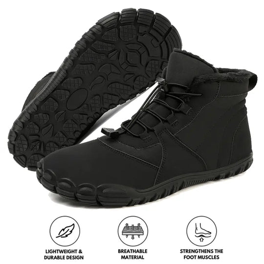 R&B | Wasserdichte Winterstiefel für Frauen – Warm & Bequem Barfußdesign