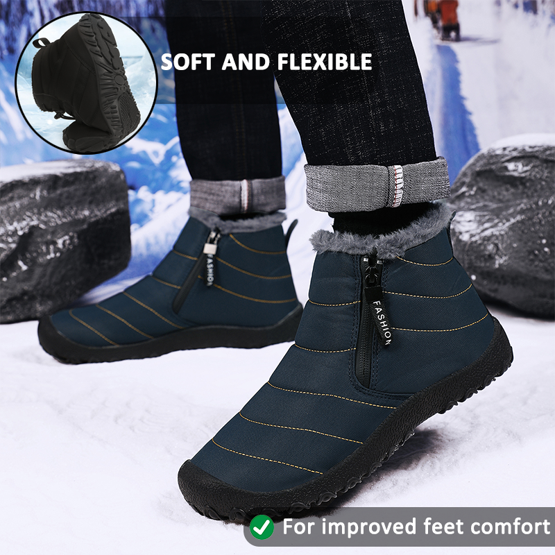 R&B | Wasserdichte Winter-Wanderschuhe für Unisex – Bequemes und rutschfestes Design