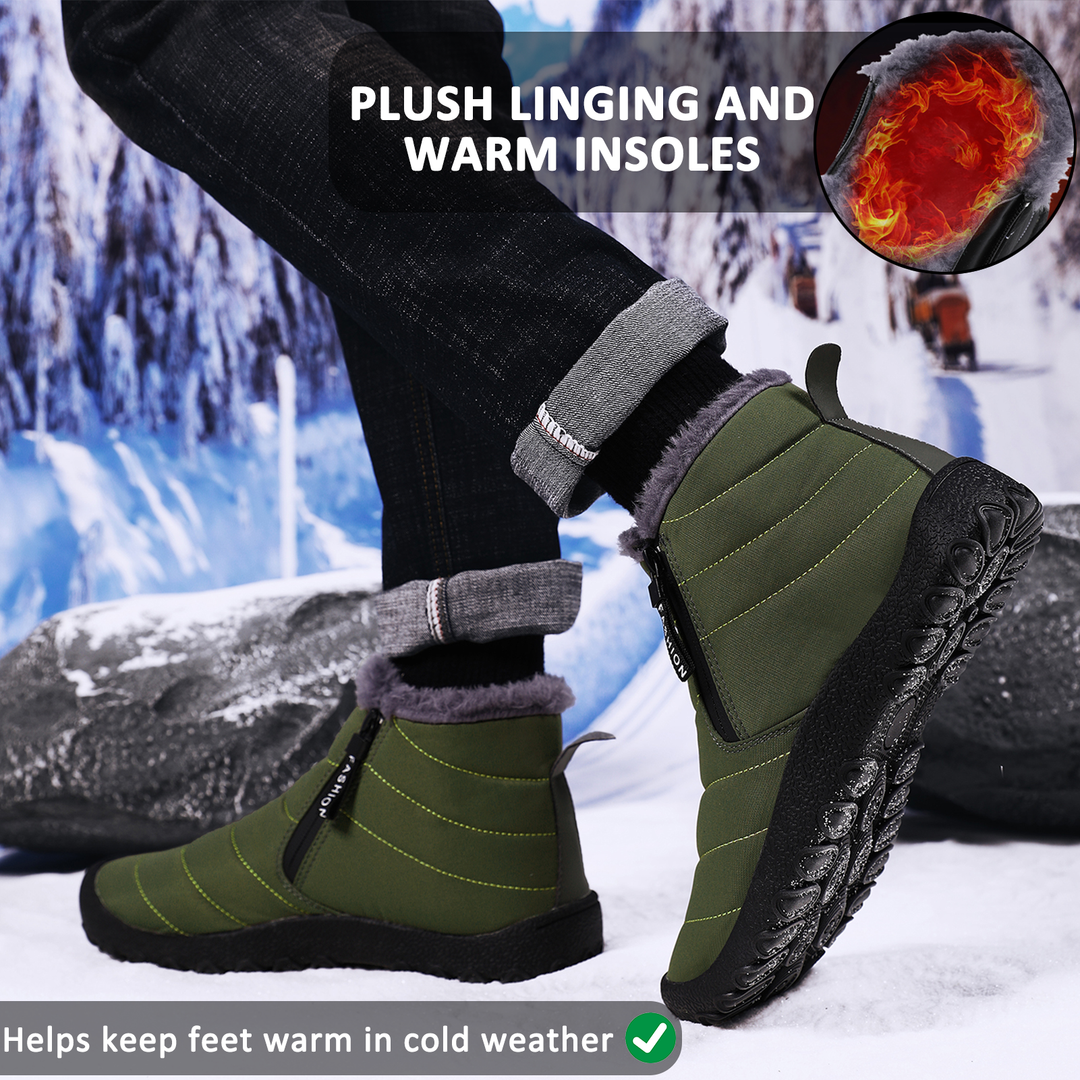 R&B | Wasserdichte Winter-Wanderschuhe für Unisex – Bequemes und rutschfestes Design