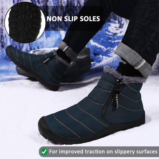 R&B | Wasserdichte Winter-Wanderschuhe für Unisex – Bequemes und rutschfestes Design