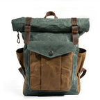 R&B | Canvas Rolltop Rucksack Lundastyle Nachhaltig und Stilvoll für Abenteurer
