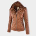 R&B | Damenjacke mit Kapuze Lange Damenjacke Winter