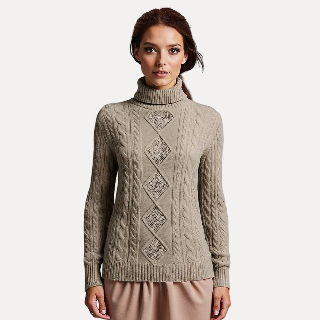 R&B | Strickpullover mit Stehkragen