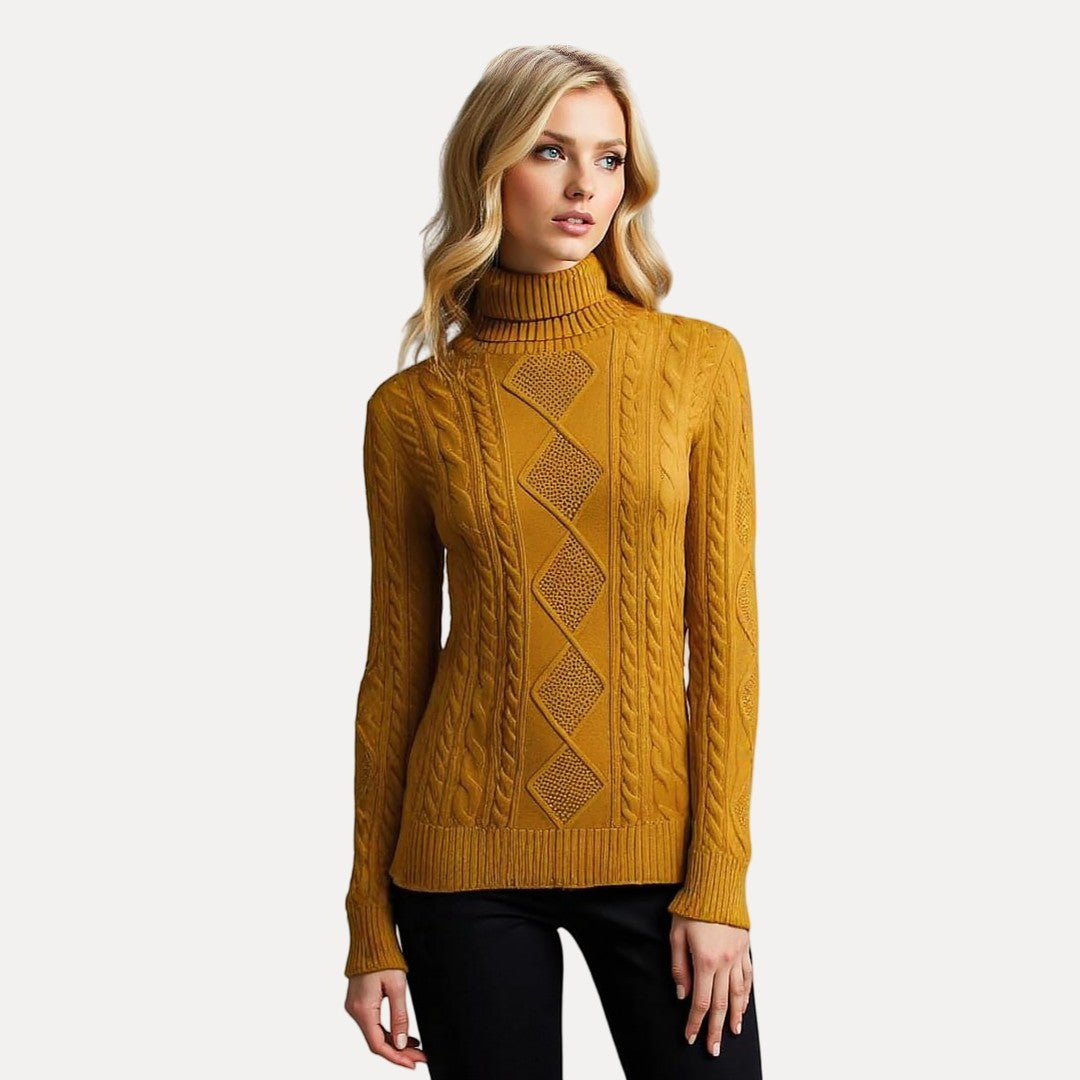 R&B | Strickpullover mit Stehkragen