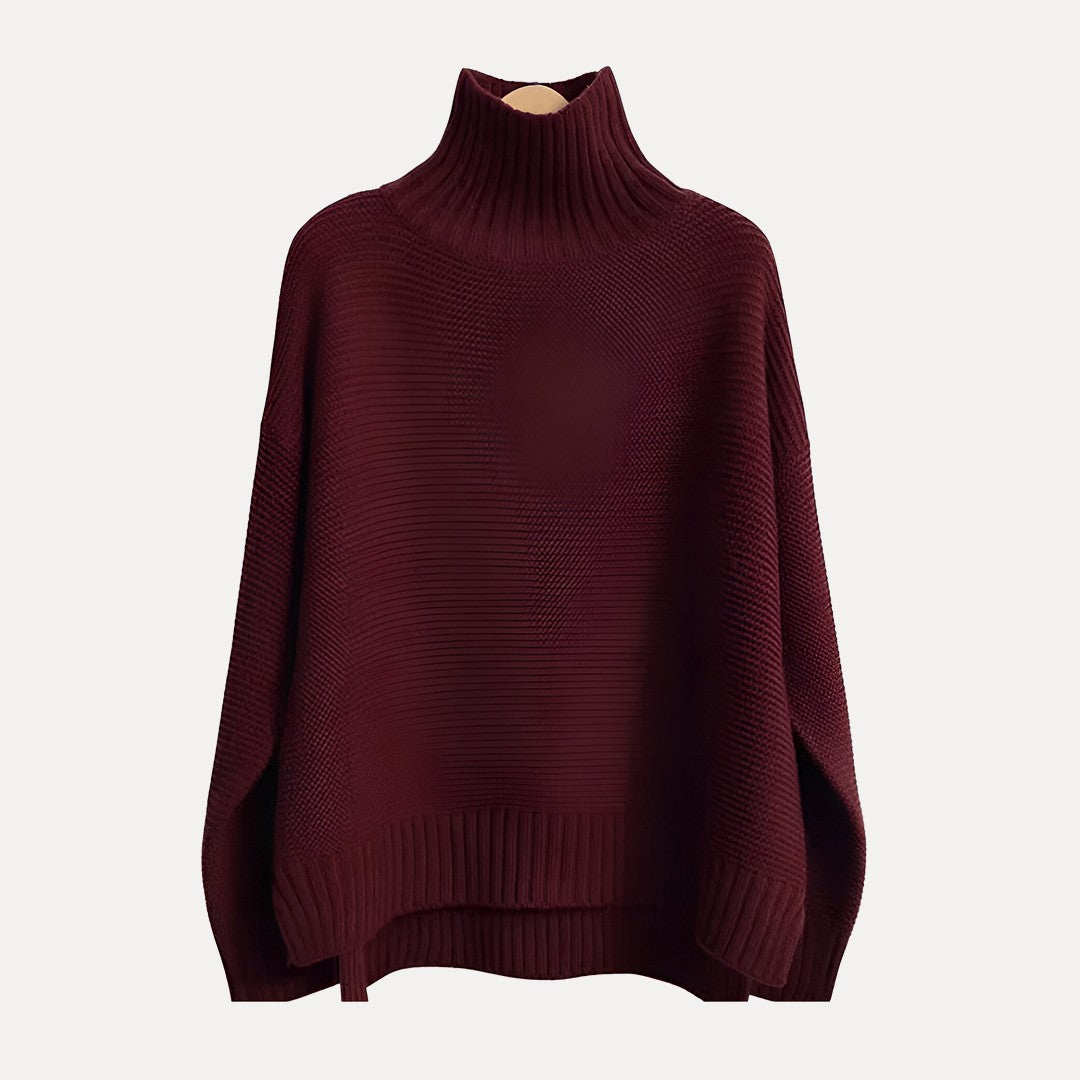 R&B | Wollpullover mit Stehkragen