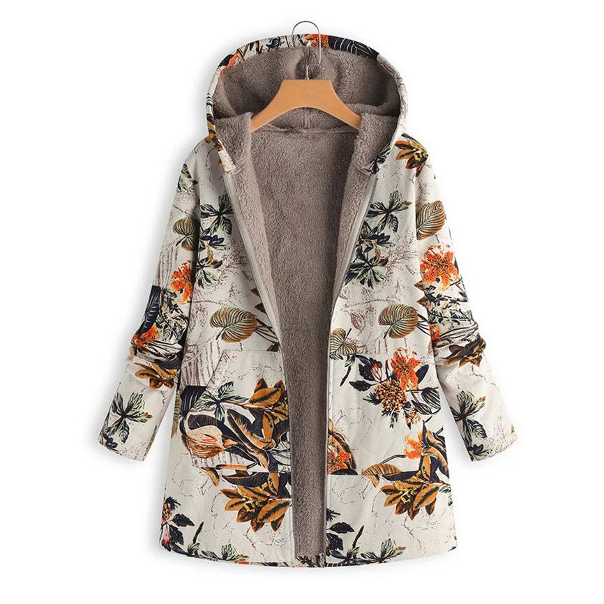 R&B | Fleecejacke mit Kapuze