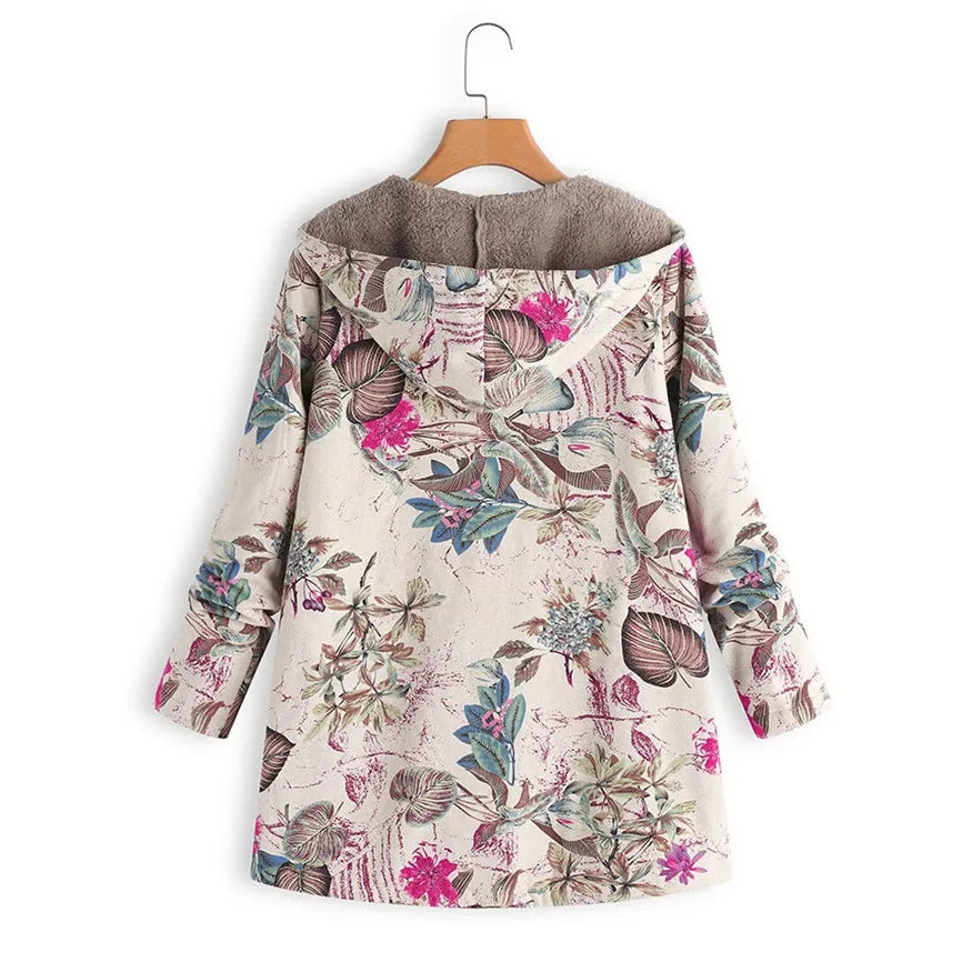 R&B | Fleecejacke mit Kapuze