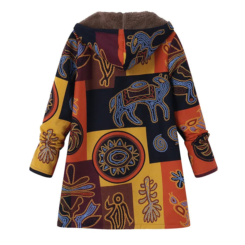 R&B | Fleecejacke mit Kapuze