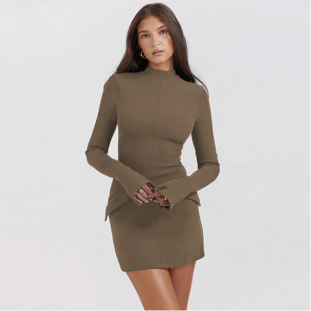 R&B | Damenkleid mit Kragen