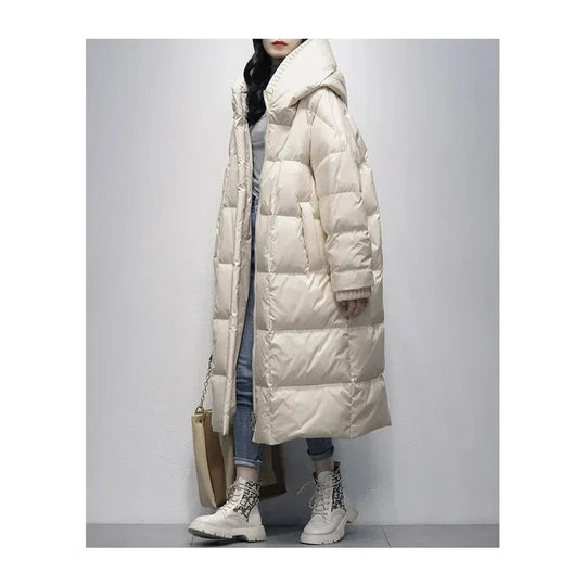 R&B | Lange Winter Pufferjacke