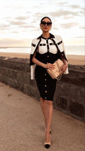 Catterina | Mode Kleid mit Blazer Outfit