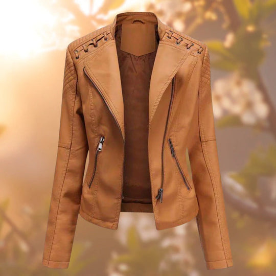 R&B | Stylische und Zeitlose Damenlederjacke