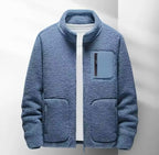R&B | Herren Zip-Up Jacke - Hoher Kragen mit mehreren Taschen