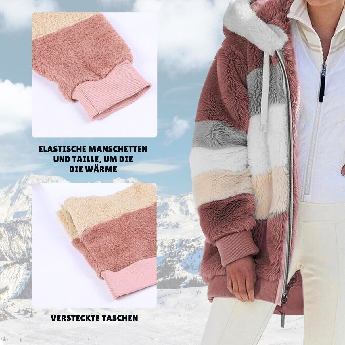 R&B | Modische Steppjacke mit Kontrasten