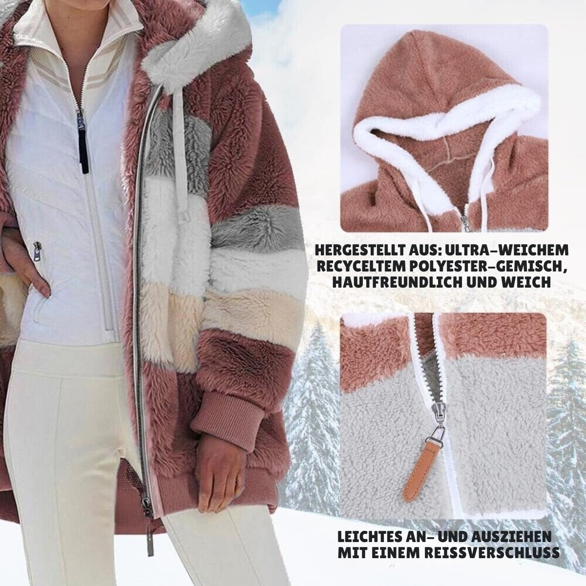 R&B | Modische Steppjacke mit Kontrasten