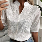 R&B | Klassische Weiße Bluse für Damen