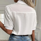 R&B | Klassische Weiße Bluse für Damen