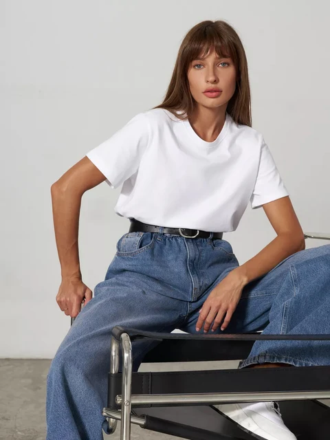 R&B | Damen-T-Shirt Aus 100% Baumwolle