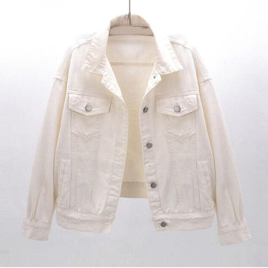 R&B | Lässige Denimjacke Baumwolle Klassisch und Zeitlos