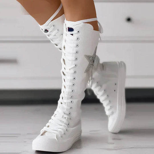 R&B | Schnürstiefel mit Quasten