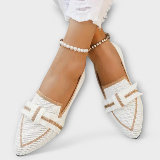 Knotendes Design Flache Schuhe für Frauen R&B