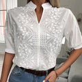 R&B | Klassische Weiße Bluse für Damen