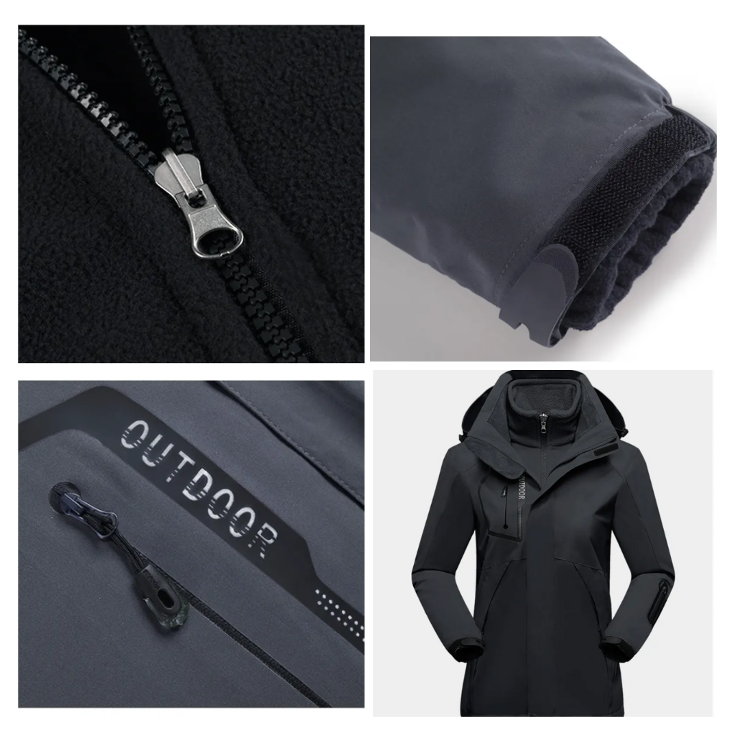 R&B | 3-In-1 Outdoor Schutzjacke für Frauen