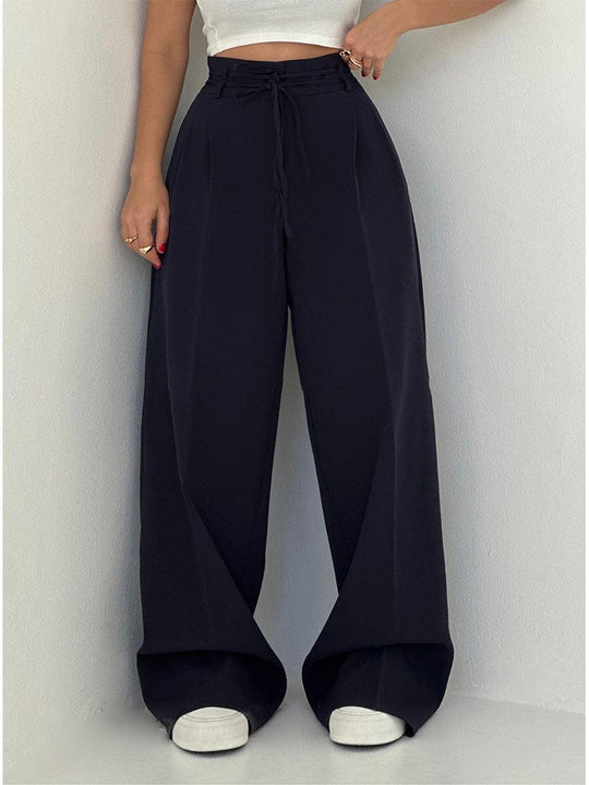 R&B | Damenhose mit Hohem Bund und Weitem Bein