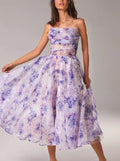 R&B | Elegantes Blumen Midi Kleid