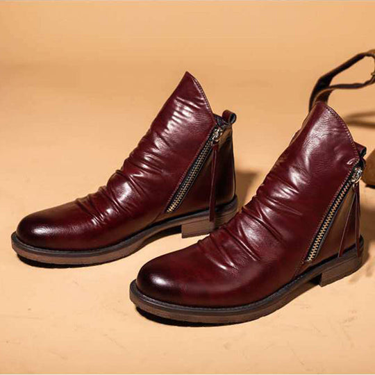 R&B - Lässige Herbst Stilvolle Stiefel mit Reißverschluss für Männer