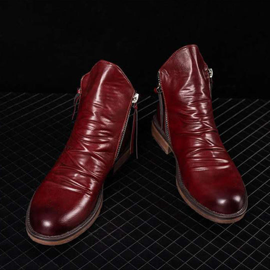 R&B - Lässige Herbst Stilvolle Stiefel mit Reißverschluss für Männer