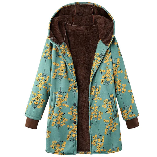 R&B | Dicke, Bedruckte Kaschmir-Jacke