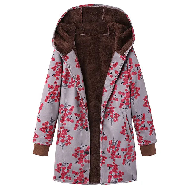 R&B | Dicke, Bedruckte Kaschmir-Jacke