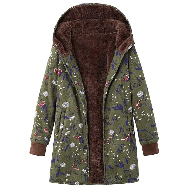R&B | Dicke, Bedruckte Kaschmir-Jacke