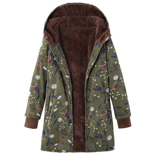 R&B | Dicke, Bedruckte Kaschmir-Jacke