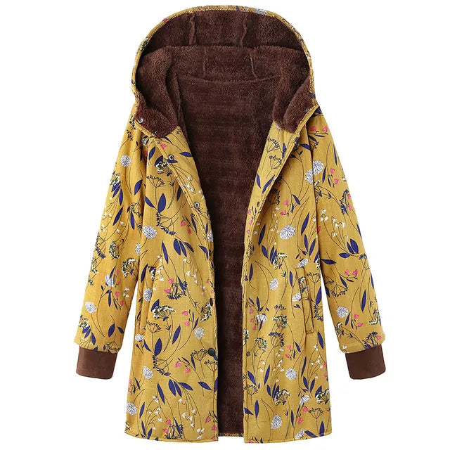 R&B | Dicke, Bedruckte Kaschmir-Jacke
