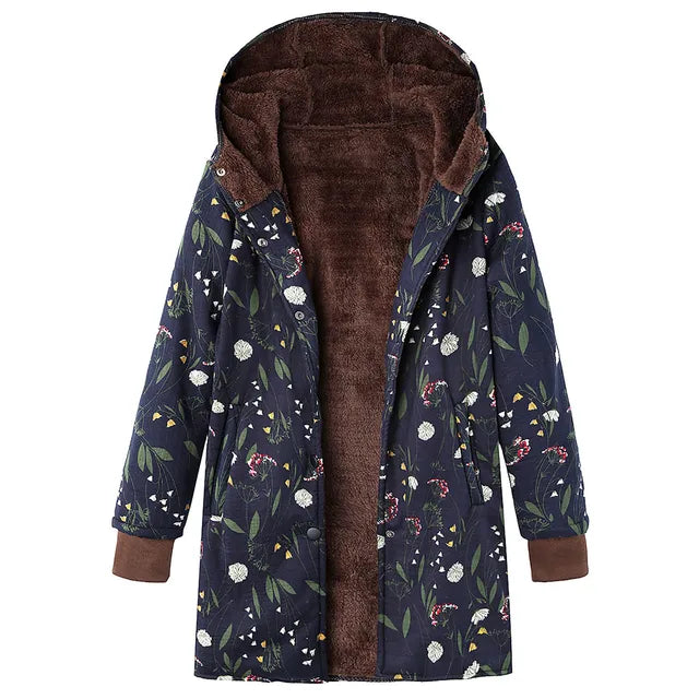 R&B | Dicke, Bedruckte Kaschmir-Jacke