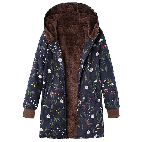 R&B | Dicke, Bedruckte Kaschmir-Jacke